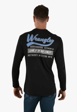 Wrangler Mens Nicholas Long Sleeve T-Shirt