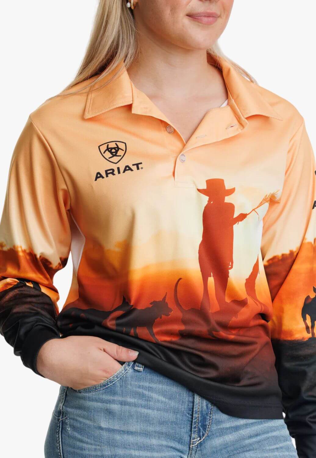 Ariat Adults Country Kids Fishing Shirt