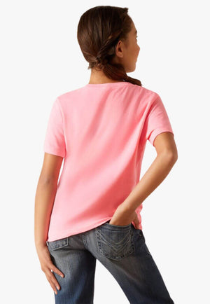 Ariat CLOTHING-Girls T-Shirts Ariat Girls Rainbow Script T-Shirt