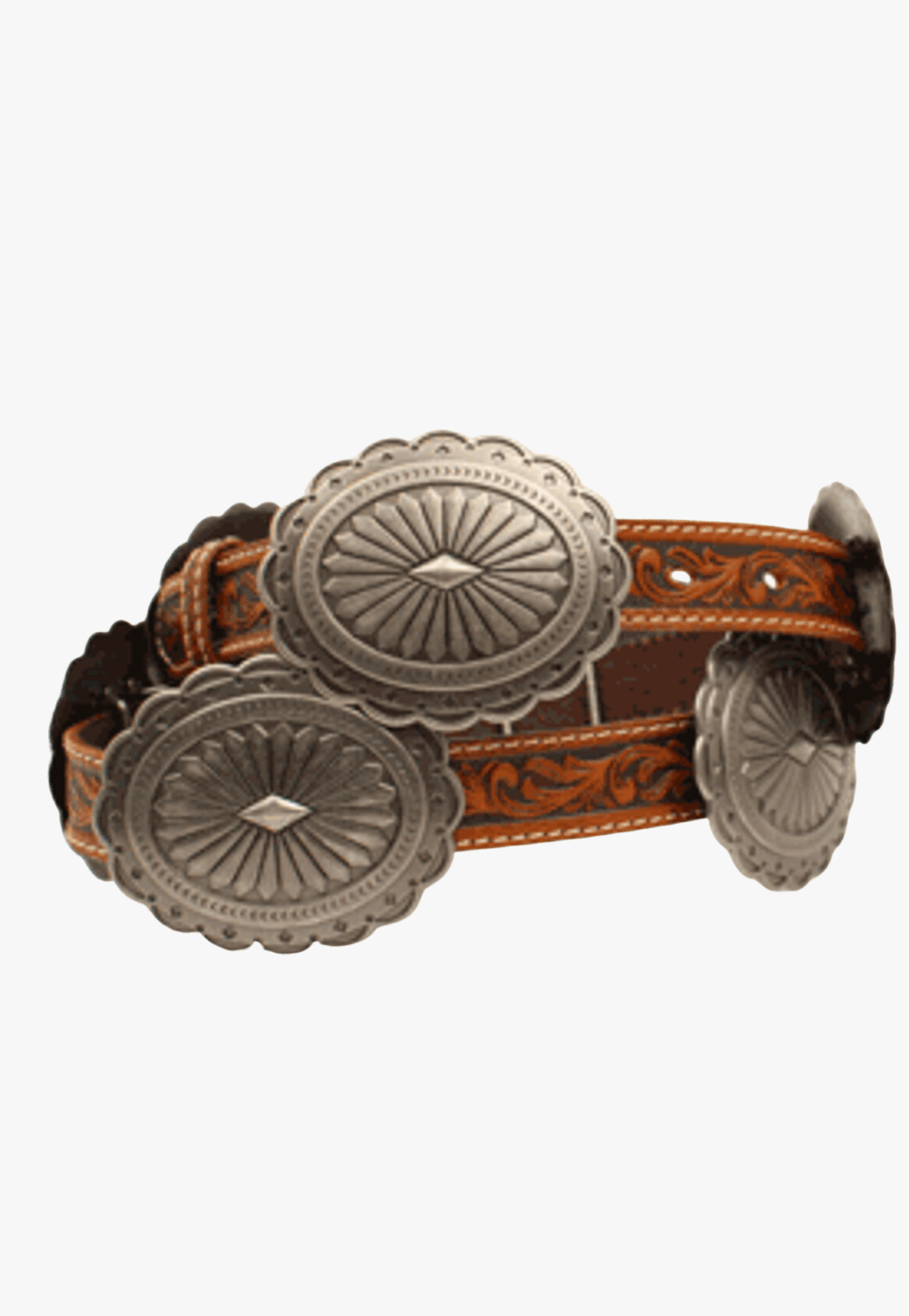 Ariat CLOTHING-Womens Belts Ariat Womens Floral Embossed Belt