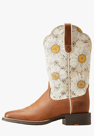 Ariat FOOTWEAR - Womens Western Boots Ariat Womens Round Up Wide Square Toe Top Boot