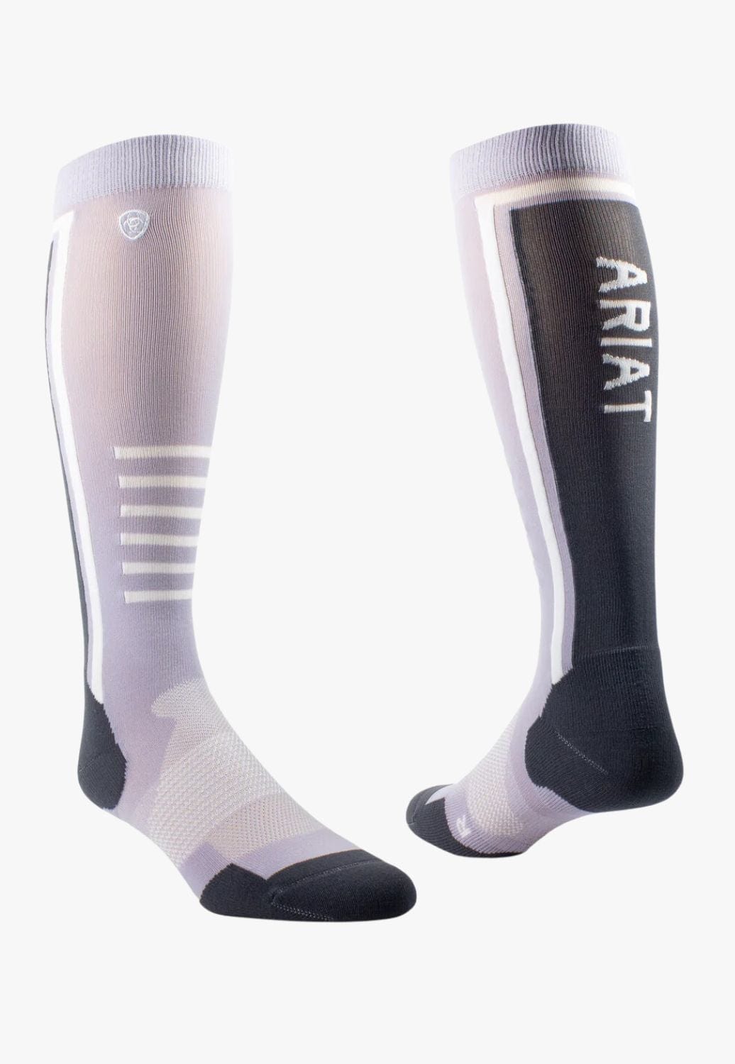 Ariat ACCESSORIES-Socks OSFA / Lavender/Charcoal Ariat Tek Slimline Performance Sock