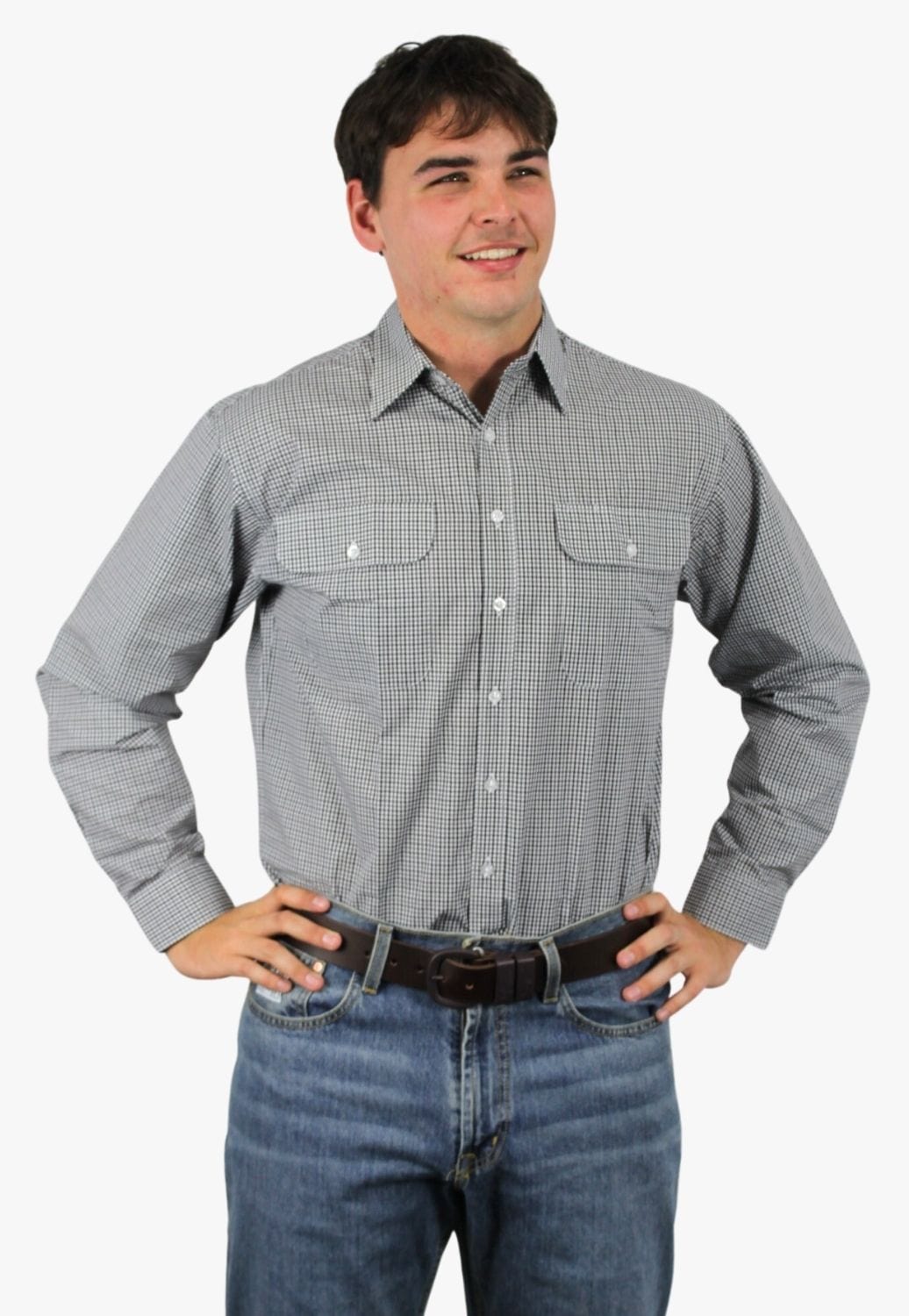Bisley CLOTHING-Mens Long Sleeve Shirts Bisley Mens Long Sleeve Shirt