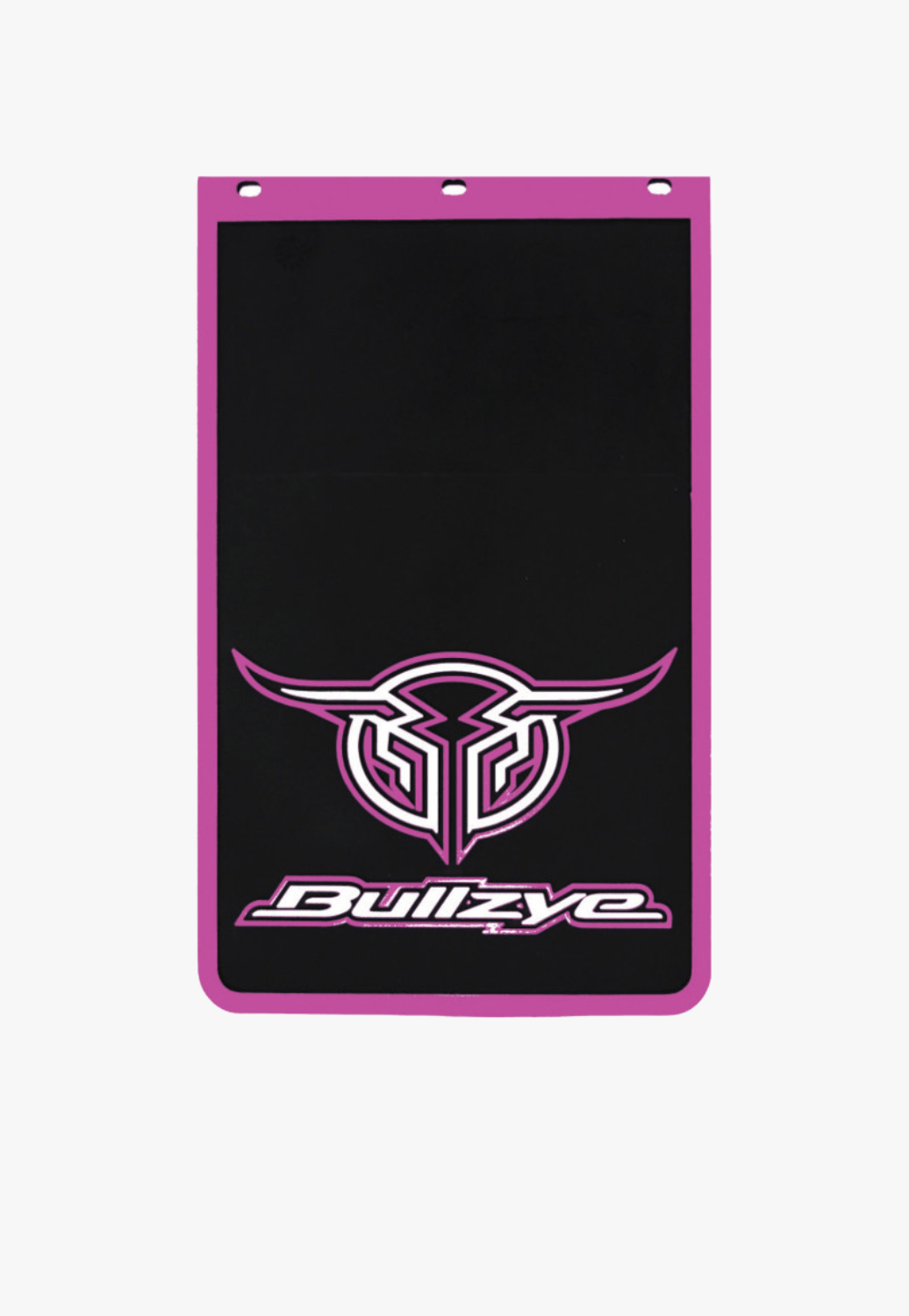 Bullzye ACCESSORIES-General Pink Bullzye Logo Mudflap - 230mm x 355mm - Size B - Sold Individually