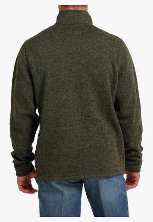 Cinch CLOTHING-Mens Pullovers Cinch Mens 1/4 Sweater Knit Jacket