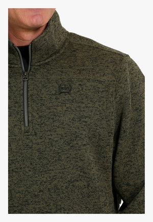 Cinch CLOTHING-Mens Pullovers Cinch Mens 1/4 Sweater Knit Jacket