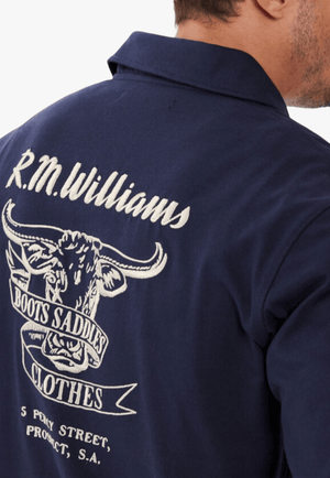 R.M. Williams CLOTHING-Mens Jerseys R.M. Williams Mens Beaufort Rugby