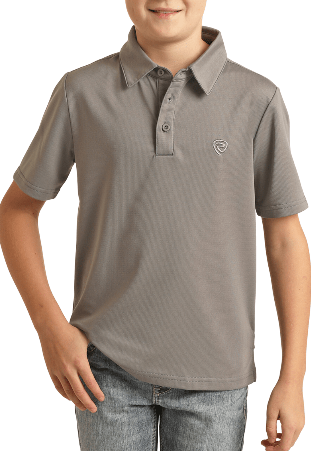 Rock and Roll CLOTHING-Boys Polos Rock and Roll Boys Basic Polo