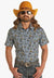 Rock and Roll CLOTHING-Mens Short Sleeve Shirts Rock and Roll Mens Dale Brisby Snap Short Sleeve Shirt