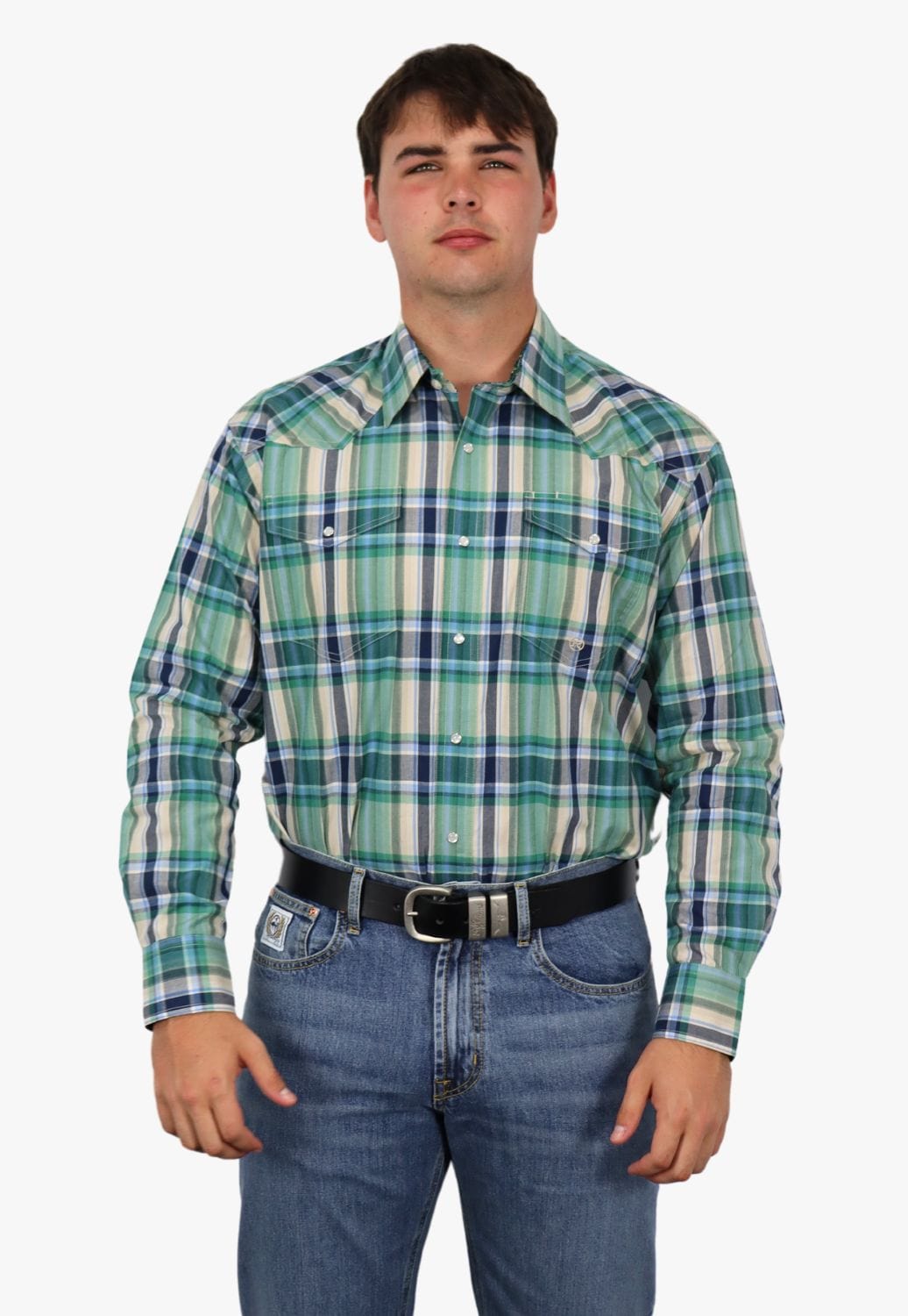 Roper CLOTHING-Mens Long Sleeve Shirts Roper Mens Amarillo Collection Long Sleeve Shirt