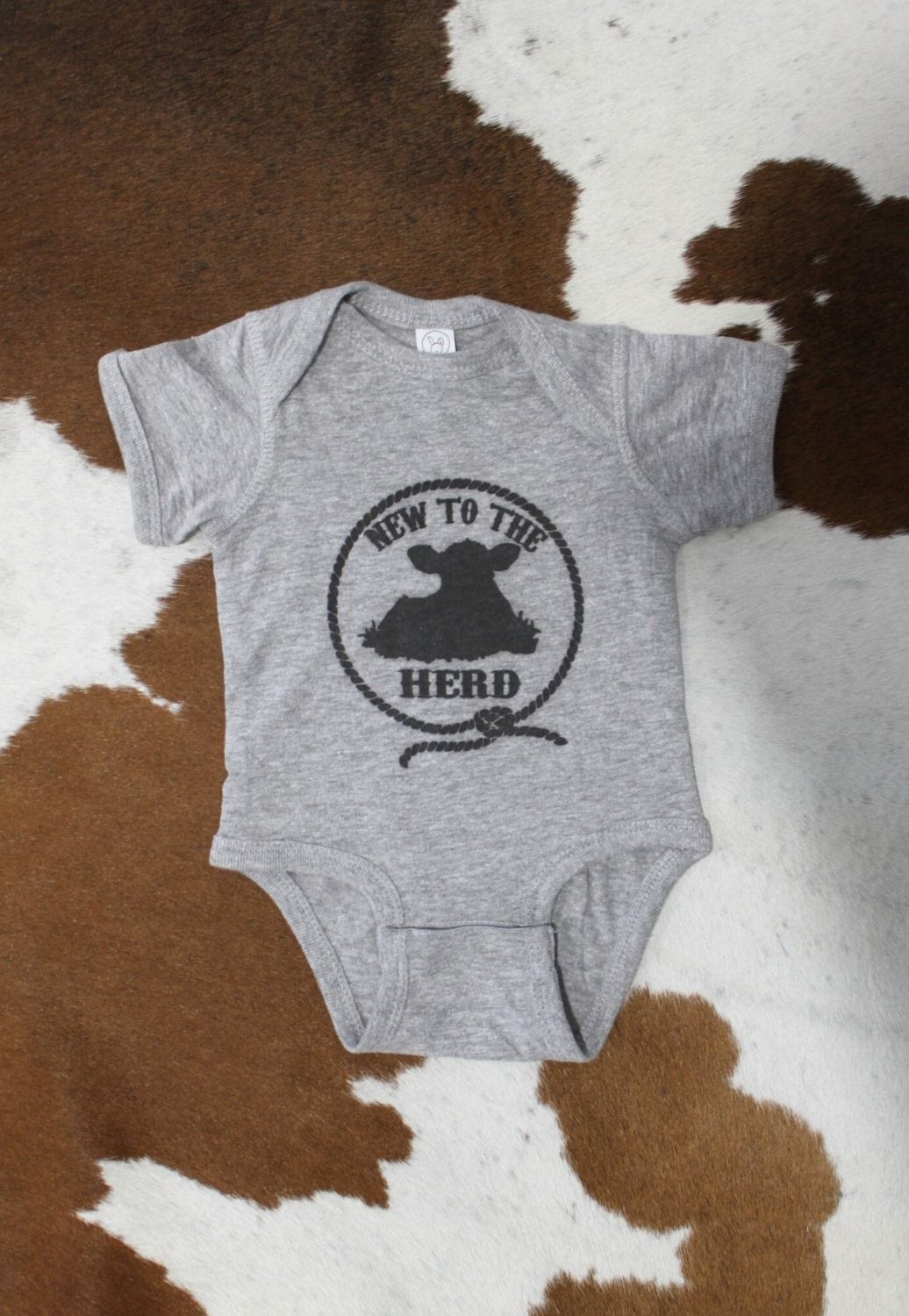 The Whole Herd CLOTHING-Infants The Whole Herd New To The Herd Onesie