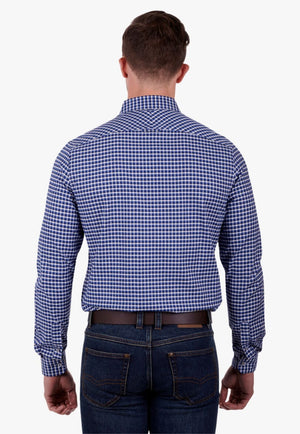 Thomas Cook CLOTHING-Mens Long Sleeve Shirts Thomas Cook Mens Watson Tailored Long Sleeve Shirt