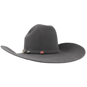 American Hat Company HATS - Felt American Hat 10X RC Crown Hat Self Band