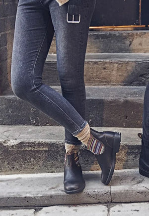 Blundstone FOOTWEAR - Womens Fashion Boots Blundstone Womens Chelsea Stripe Boot #1409