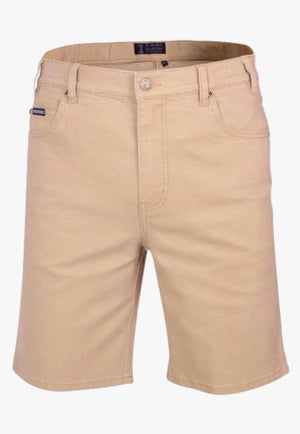 Pilbara CLOTHING-Mens Shorts Ritemate Mens Cotton Stretch Jean Short