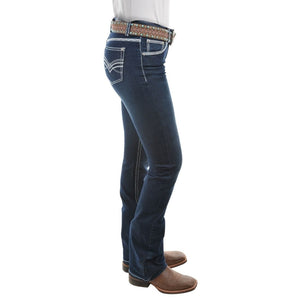 Pure Western CLOTHING-Womens Jeans Pure Western Womens Hannah Bootcut Jean - 34 Leg