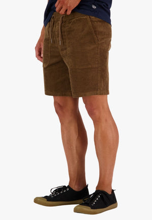 Swanndri CLOTHING-Mens Shorts Swanndri Mens Long Bay v3 Cord Shorts