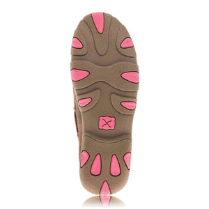 Twisted X FOOTWEAR - Womens Western Boots Twisted X Womens Pink Ribbon Slip On Moc