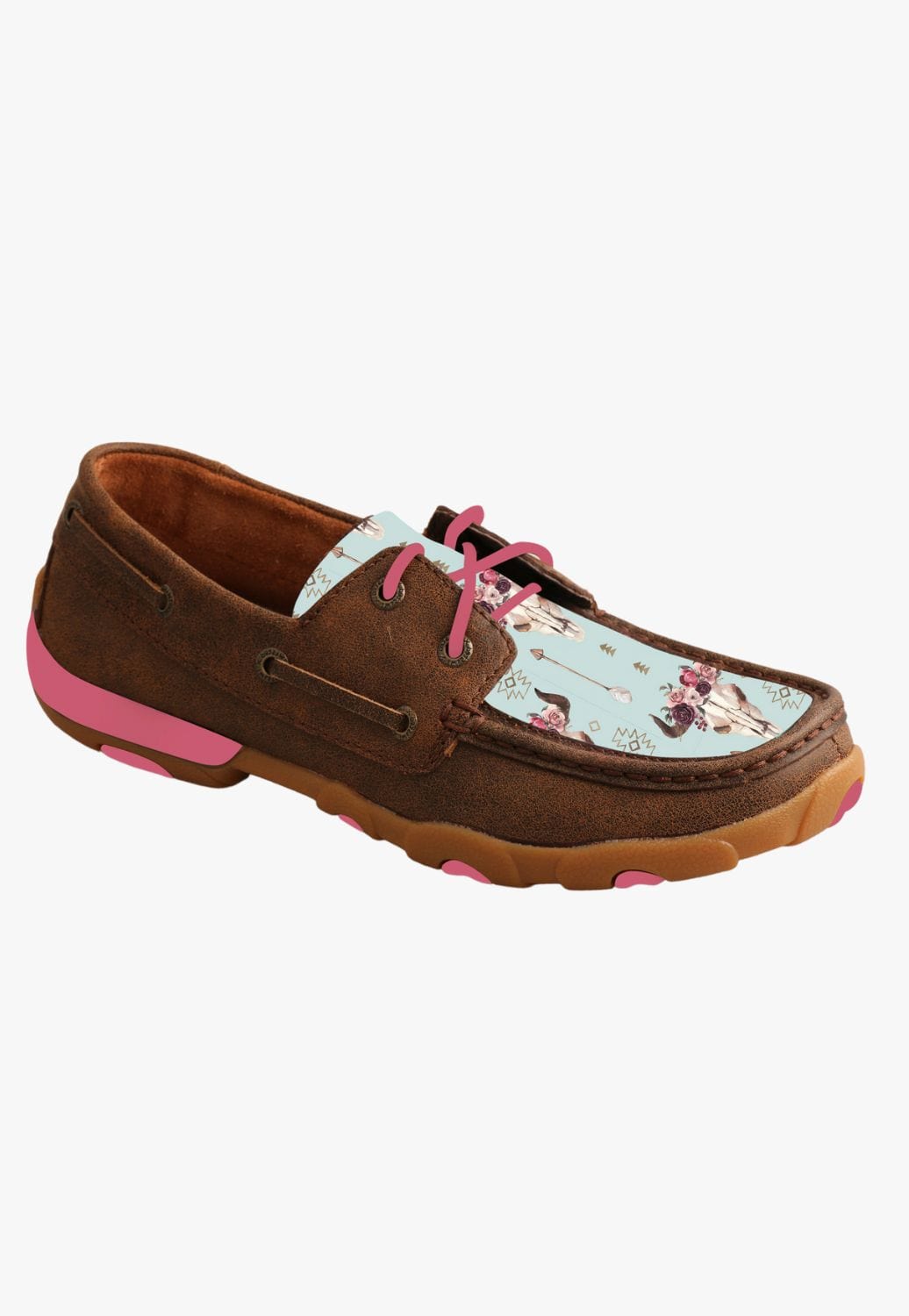 Twisted X FOOTWEAR - Womens Casual Twsited X Womens Skull Arrow Lace Up Mocs