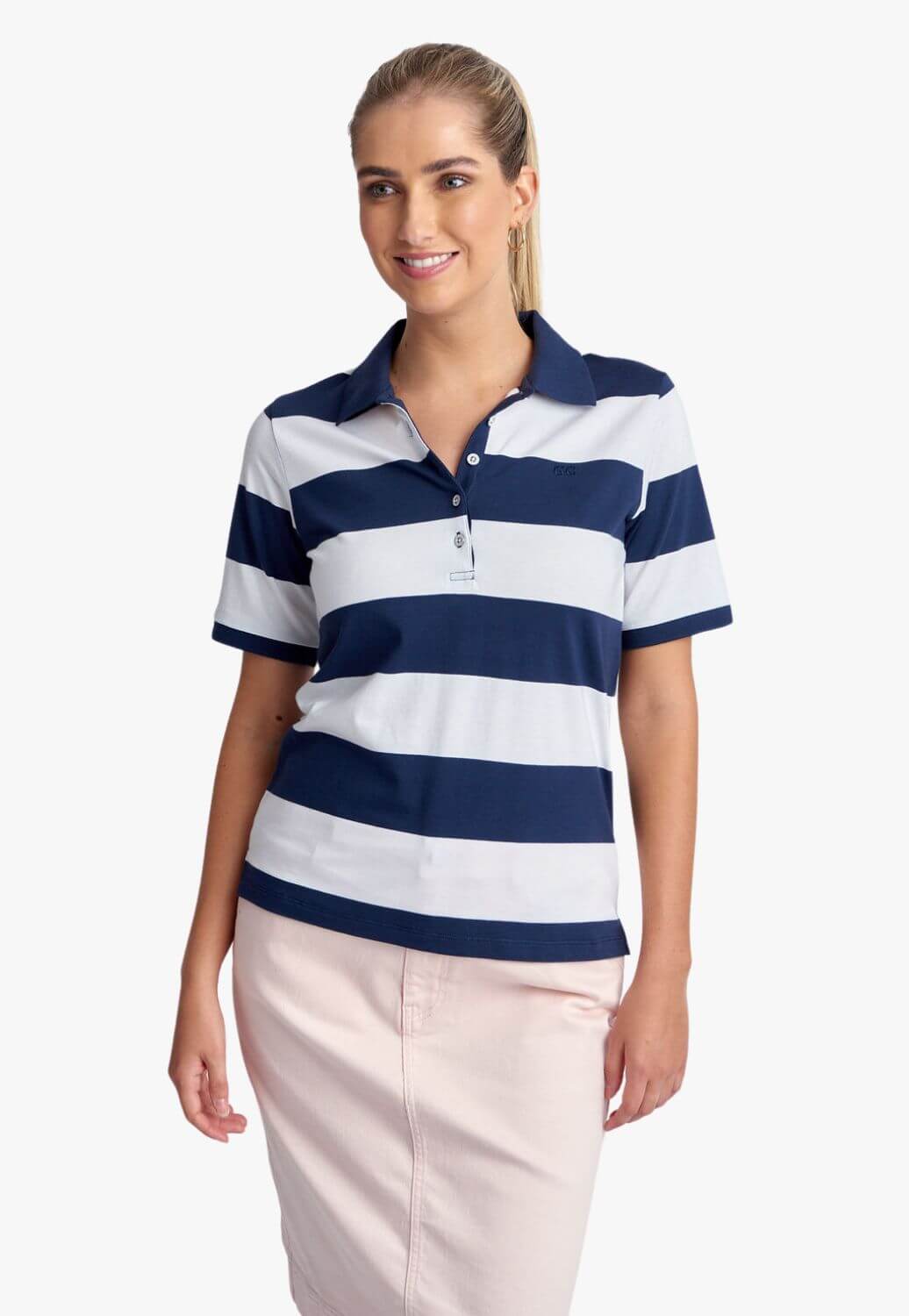 Goondiwindi Cotton Womens Stripe Polo