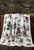 Ranch Life Western Toile Campfire Sherpa Throw