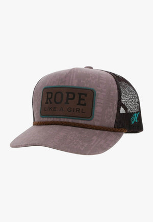 Hooey Womens Rope Like a Girl 5-Panel Trucker Cap