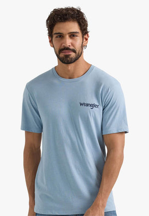 Wrangler Mens Long Live Cowboy Tee