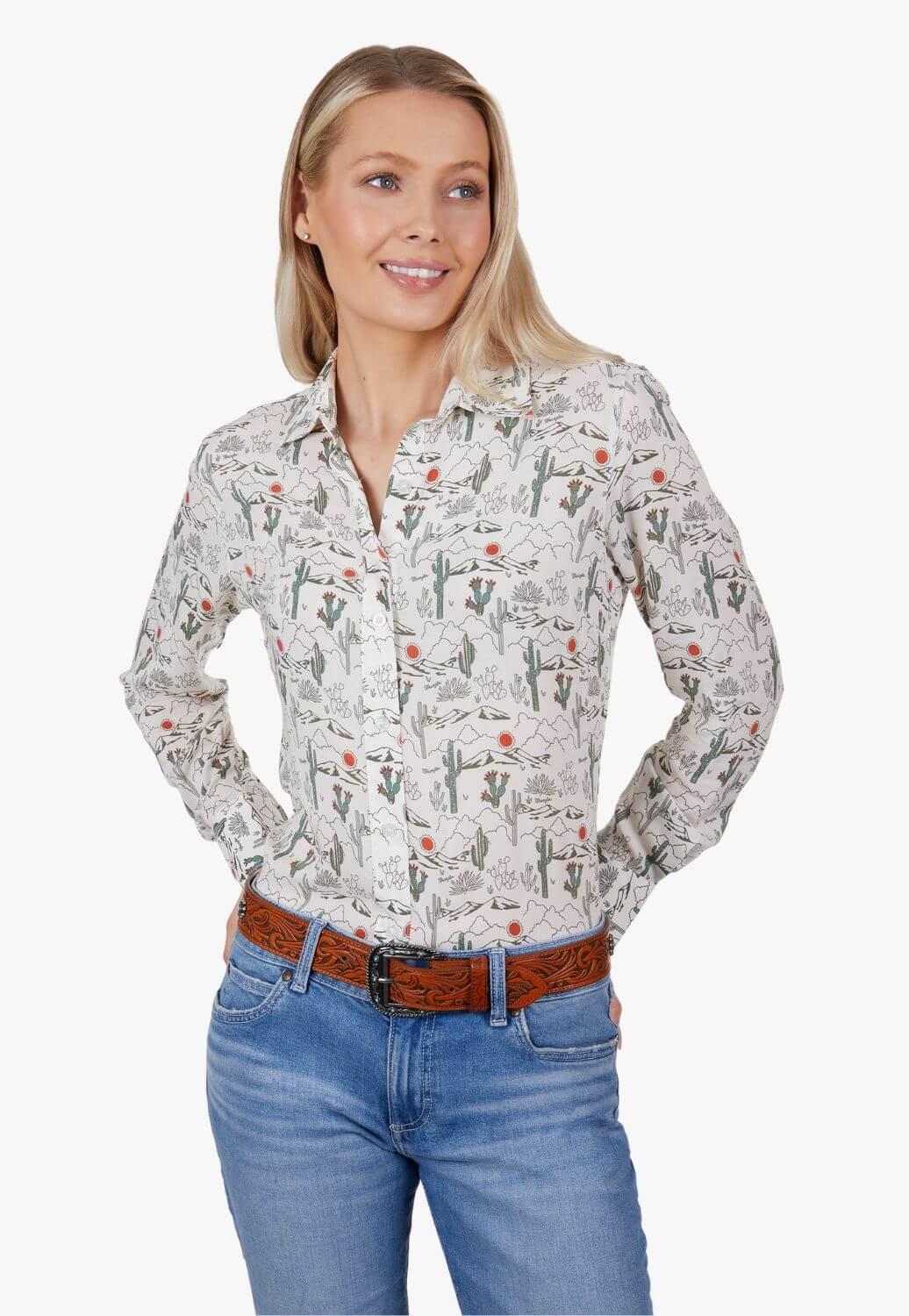 Wrangler Womens Sadie Long Sleeve Shirt