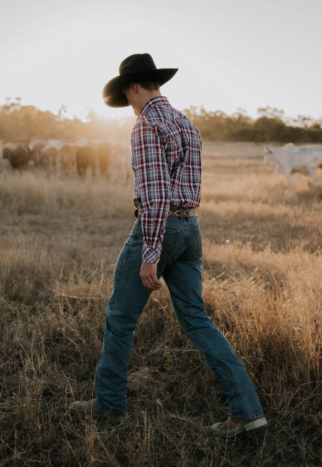 Pilbara Mens Western Snap Long Sleeve Shirt