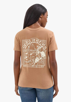 Wrangler Womens Western Back Graphic Tee