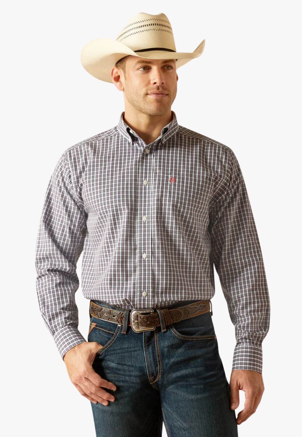 Ariat Mens Walker Classic Fit Long Sleeve Shirt