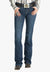 Cruel Girl Womens Hannah Slim Boot Cut Jean