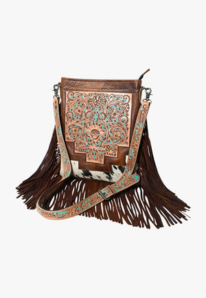 American Darling Tooled Leather Shoulder Bag