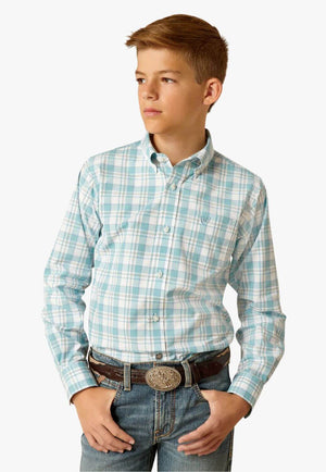 Ariat Boys Pro Series Edward Classic Fit Long Sleeve Shirt