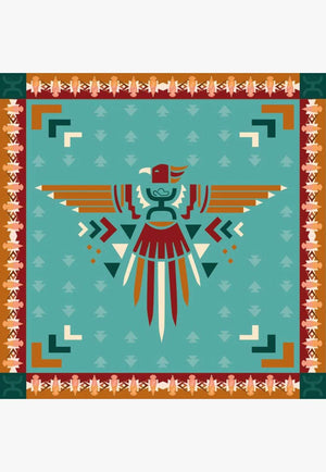 Hooey Womens Aztec Thunderbird Bandana