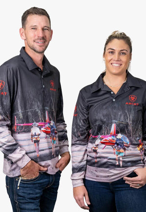 Ariat Adults Helifishing Fishing Shirt