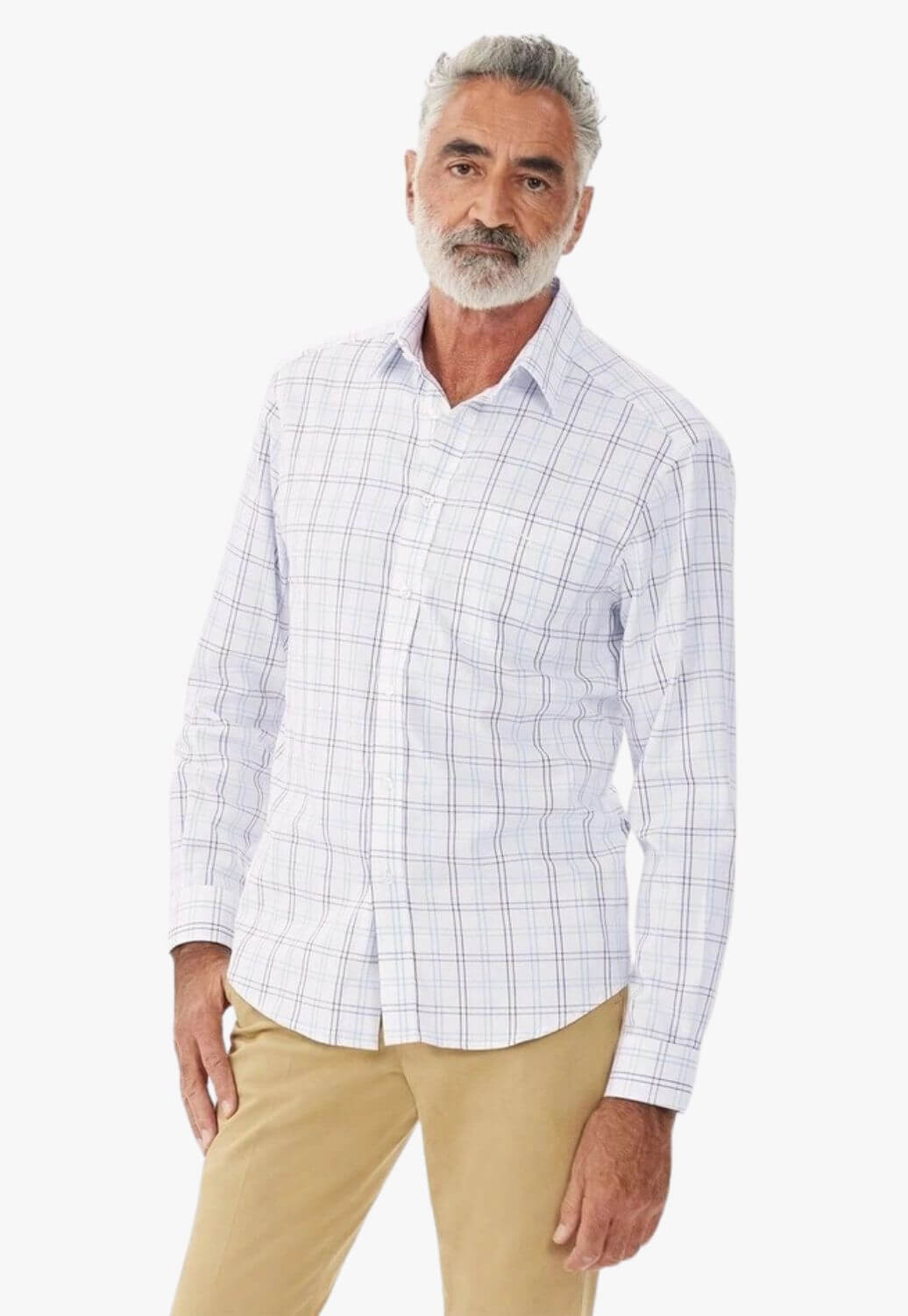 R.M. Williams Mens Collins Long Sleeve Shirt