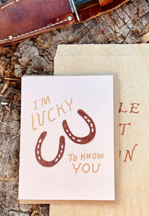 Little Salt Wagon Lucky To Know You Card