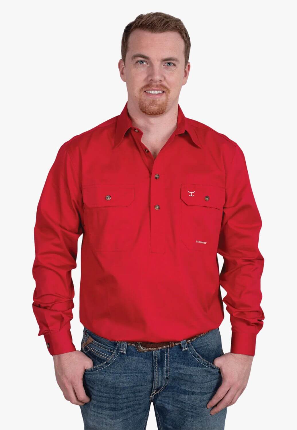 Just Country Mens Cameron Work Shirt JC10101