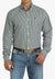 Cinch Mens Gingham Long Sleeve Shirt