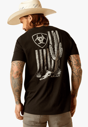 Ariat Mens Cactus Flag T-Shirt