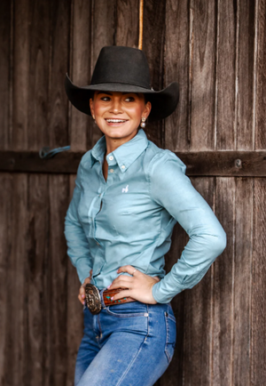 Campdraft Aus Womens Long Sleeve Shirt