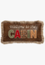 Carstens Welcome To The Cabin Faux Leather Pillow