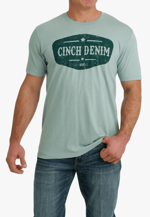 Cinch Mens Cinch Denim T-Shirt