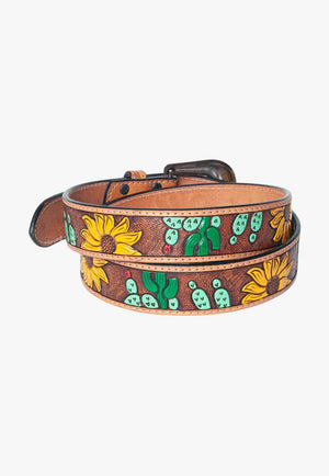 American Darling Womens Tooled Belt