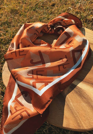 Treasure Chest Co Silk Branded Scarf