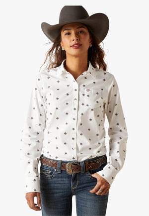 Ariat Womens Wrinkle Free Kirby Stretch Long Sleeve Shirt