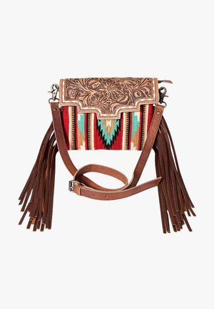 American Darling Tooled Leather Crossbody Bag