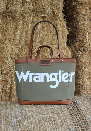 Wrangler Canvas Iconic Logo Tote