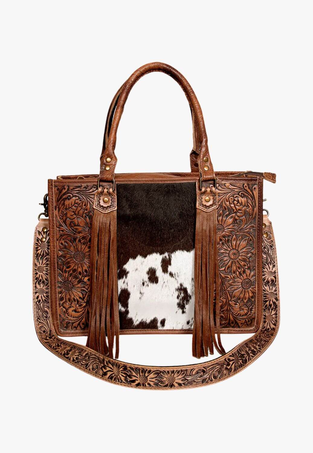 American Darling Tooled Leather Tote Bag